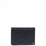 Ferragamo FERRAGAMO Gancini leather credit card case BLUE, Ferragamo