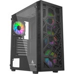 PC Gaming ZMEU Legendar Max, AMD Ryzen 5 5600 3.5GHz, 16GB DDR4, 500GB SSD, RTX 3050 8GB GDDR6, Iluminare RGB