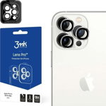 3MK 3MK Lens Protection Pro iPhone 15 Pro Max 6.7` srebrny/silver Ochrona na obiektyw aparatu z ramką montażową 1szt., 3MK