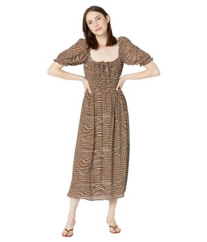 Imbracaminte Femei Charlie Holiday Lola Midi Dress Retro Zebra, Charlie Holiday