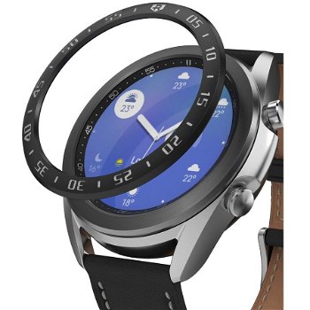 Accesoriu smartwatch compatibila cu Samsung Galaxy Watch 3 (41mm) Black, Ringke