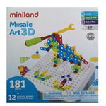 Joc de constructii, Mozaic Art 3D, +3 ani, Miniland, Miniland