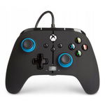 Controller PowerA EnWired Cu fir pentru Xbox Series X/S, Xbox One, PC, 3,5 mm audio (Negru/Albastru), PowerA