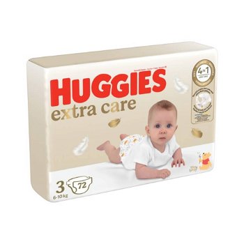 Scutece Huggies extra care 3, 6-10 kg, 72 buc, Huggies