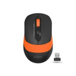 Mouse Optic A4TECH FG10, USB Wireless, Black-Orange