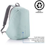 ANTI-THEFT BACKPACK BOBBY SOFT GREEN (MINT) P/N: P705.797, XD DESIGN