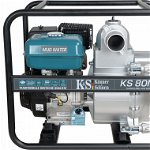 Motopompa pentru apă contaminată puternic 3" - 1000 l / min - Konner & Sohnen - KS-80MW, Konner&Sohnen