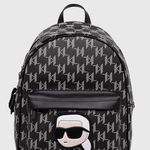 Karl Lagerfeld rucsac culoarea negru, mare, modelator, Karl Lagerfeld