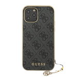 Husa Guess Compatibila Cu iPhone 12 Pro Max, Colectia Charms, Grey - 89536