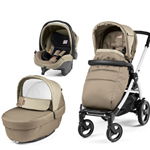 Carucior 3 In 1, Peg Perego, Book Plus 51 S, Titania, Class, Class Beige