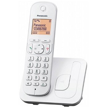 Telefon Panasonic Dect KX-TGC210FXW, Caller ID, Negru/ Alb