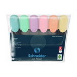 Set Textmarker Schneider Job 6 culori pastel