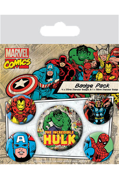 Pin Badges - Hulk, Marvel