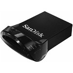 Memorie USB SanDisk Ultra Fit 64 GB, USB 3.1, Negru, SanDisk