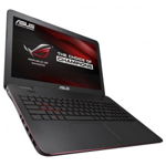 Laptop Intel Core i7-4710HQ pana la 3.5GHz 15.6"" Full HD 16GB 256GB nVIDIA GeForce GTX 860M 4GB GDDR5 Free Dos ASUS ROG G551JM-CN113D, ASUS ROG