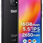 Telefon Mobil iHunt Like Hi10, Procesor MTK6580M Quad-Core 1.3GHz, IPS Capacitive touchscreen 5.5inch, 1GB RAM, 16GB Flash, Camera 8 MP, 3G, Wi-Fi, Dual SIM, Android (Negru), iHunt