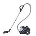 Aspirator fara sac Rowenta Silence Force Cyclonic Effitech® RO7971EA, 500 W, recipient pentru praf 2.5 L, 3 niveluri de filtrare (Negru/Albastru), Rowenta