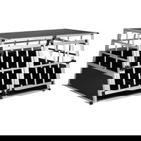 Cusca/cutie transport caini XL, Aluminiu, 89 x 70 x 51 cm, 