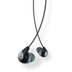 Shure SE112-GR Headphones Wired In-ear Calls/Music Black  Grey