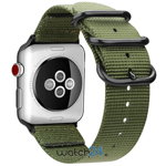 Curea textil compatibila Apple Watch versiune 1/2/3/4/5/6 (38/40mm) V1, SMARTECH