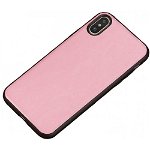 Carcasa subtire din piele lucrata manual pentru Iphone 6/6S Plus, Roz - Ultra-thin leather skin handmade case for iPhone 6/6S Plus, Pink, HNN