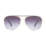 Ochelari Femei REACTION KENNETH COLE 59mm Aviator Sunglasses Gold Smoke Gradient Lens