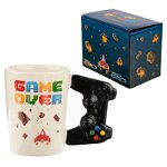 Cana - Shaped Handle Game Over with Pixel Decal, Puckator