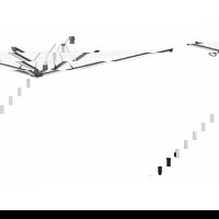 Uscător de rufe argintiu pentru grădină 50 m Linomatic 500 Plus – LEIFHEIT, LEIFHEIT