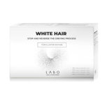 Fiole tratament White Hair pentru stoparea si inversarea procesului de albire a parului, pentru femei (Concentratie: Tratamente pentru par, Gramaj: 40 fiole), LABO