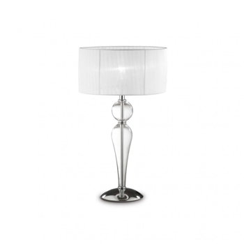 Lampa de birou DUCHESSA TL1 BIG, metal, sticla, 1 bec, dulie E27, 044491, Ideal Lux, Ideal Lux