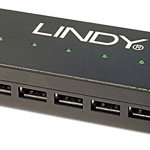 Lindy USB 2.0 Metall Hub, 7 Port
