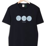 Imbracaminte Barbati G-STAR RAW Circle Object Graphic Crew Neck T-Shirt MAZARINE BLUE