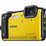 Aparat foto digital, Nikon, COOLPIX W300, 4K/UHD, Galben
