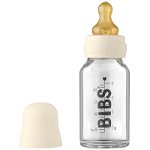 BIBS Baby Glass Bottle 110 ml biberon pentru sugari Ivory 110 ml, BIBS
