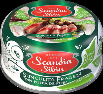Sunculita frageda din pulpa de porc Scandia Sibiu, 300g