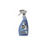 Pachet Detergent geamuri Cif Pro Formula 750 ml cu lavete albastre, Cif
