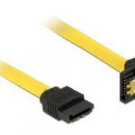 Cablu SATA III drept-jos unghi cu fixare 50cm, Delock 82811, Delock