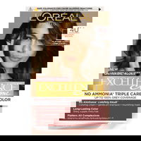 Vopsea de par permanenta fara amoniac Excellence Universal Nudes, 4U Universal Brown, 192 ml