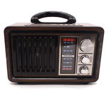 Radio Portabil Klausstech, Lanterna Inclusa, Difuzor Incorporat, Tuner Analog, Fm/am/sw, Aux In, Port Usb, Slot Sd Card, Design Retro, Maro, KlaussTech