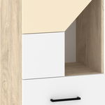 Pax Pax-12 Rack Low 50 2D2S Stejar Endgrain/Alb/Crem, MEBLOCROSS