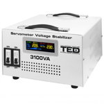 Stabilizator tensiune 3100VA 1.8KW ServoMotor, TED, TED Electric