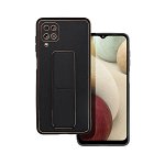Husa Spate Forcell Leather, Compatibila Cu Samsung Galaxy A13 4G, Piele Ecologica, Stand si Protectie La Camera, Negru, Forcell