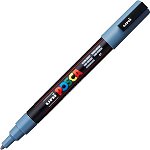 Marker UNI PC-3M 0. 9-1. 3 mm gri-albastrui Posca M631, Posca
