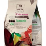 Ciocolata Neagra 75 % origine Tanzanie, 1 kg, Cacao Barry
