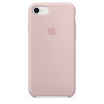 Capac protectie spate Apple Silicone Case pentru iPhone 7 / 8 Pink Sand