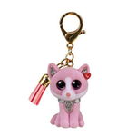 Plus breloc 8. 5 cm Mini Boos Fiona Pisicuta roz Ty
