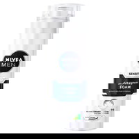 Spuma pentru ras Nivea Men Sensitive, pentru ten sensibil, 200ml