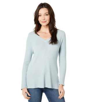 Imbracaminte Femei Dylan by True Grit Waffle Raglan-V Light Sioux Sky, Dylan by True Grit