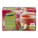 Ceai de fructe, bio, 1,5g x 20 plicuri, Dennree