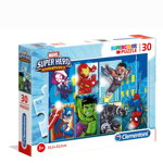 Puzzle 30 piese Clementoni Marvel Super Hero Adventures, Clementoni